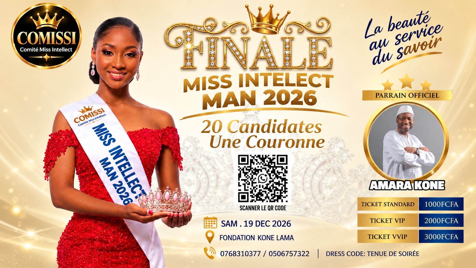 QUI SERA LA MISS INTELLECT MAN 2026 ?